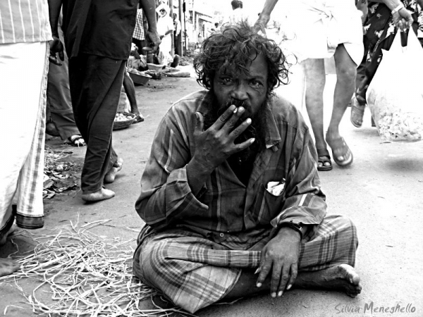 Smoking man - India