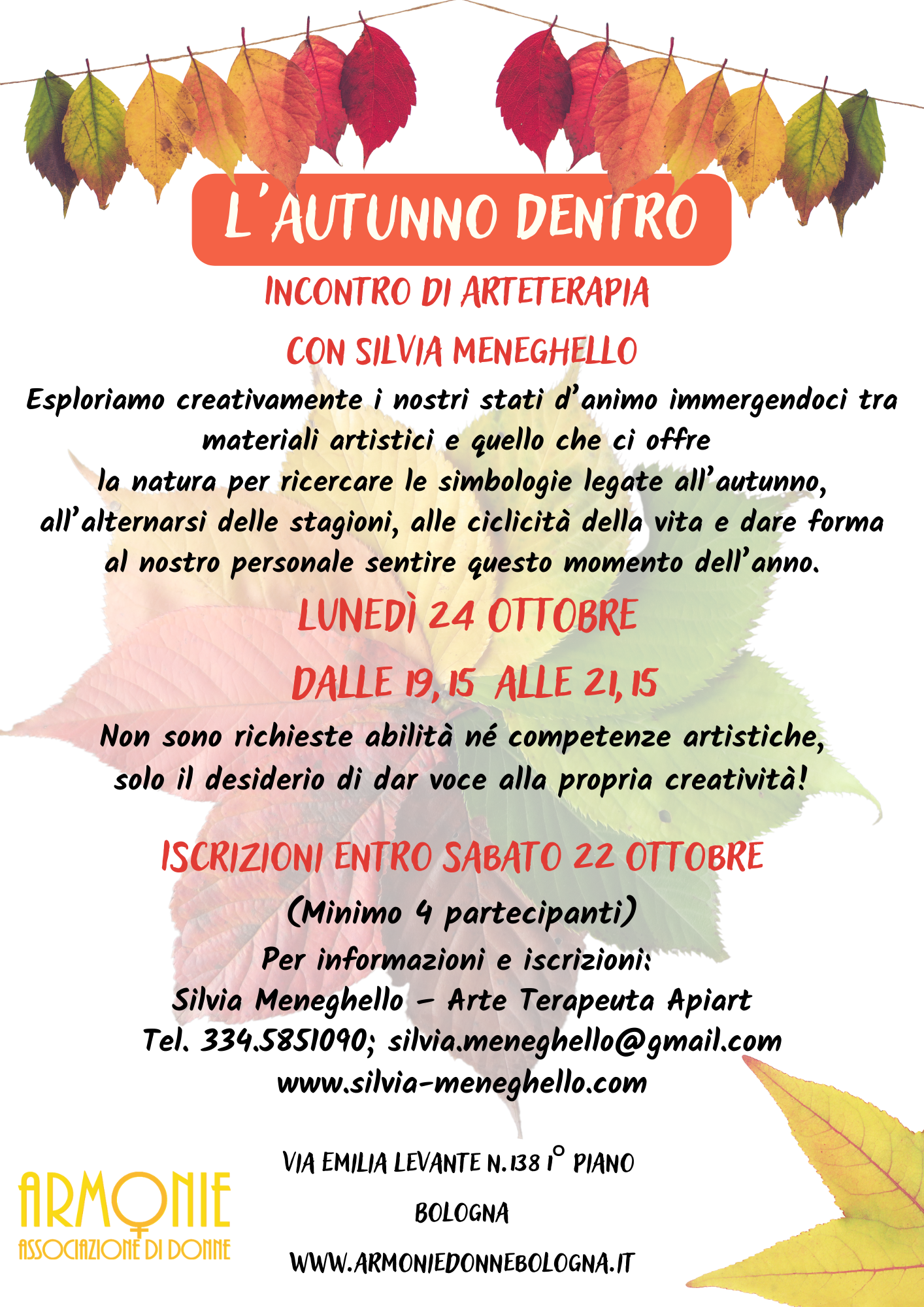 Autunno Dentro – Incontro di Arteterapia