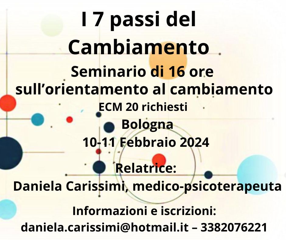 I 7 passi del Cambiamento